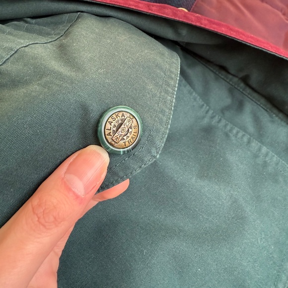 VINTAGE Alaska Trails quilted fleece flannel-lined outdoor winter coat - Picture 11 of 13